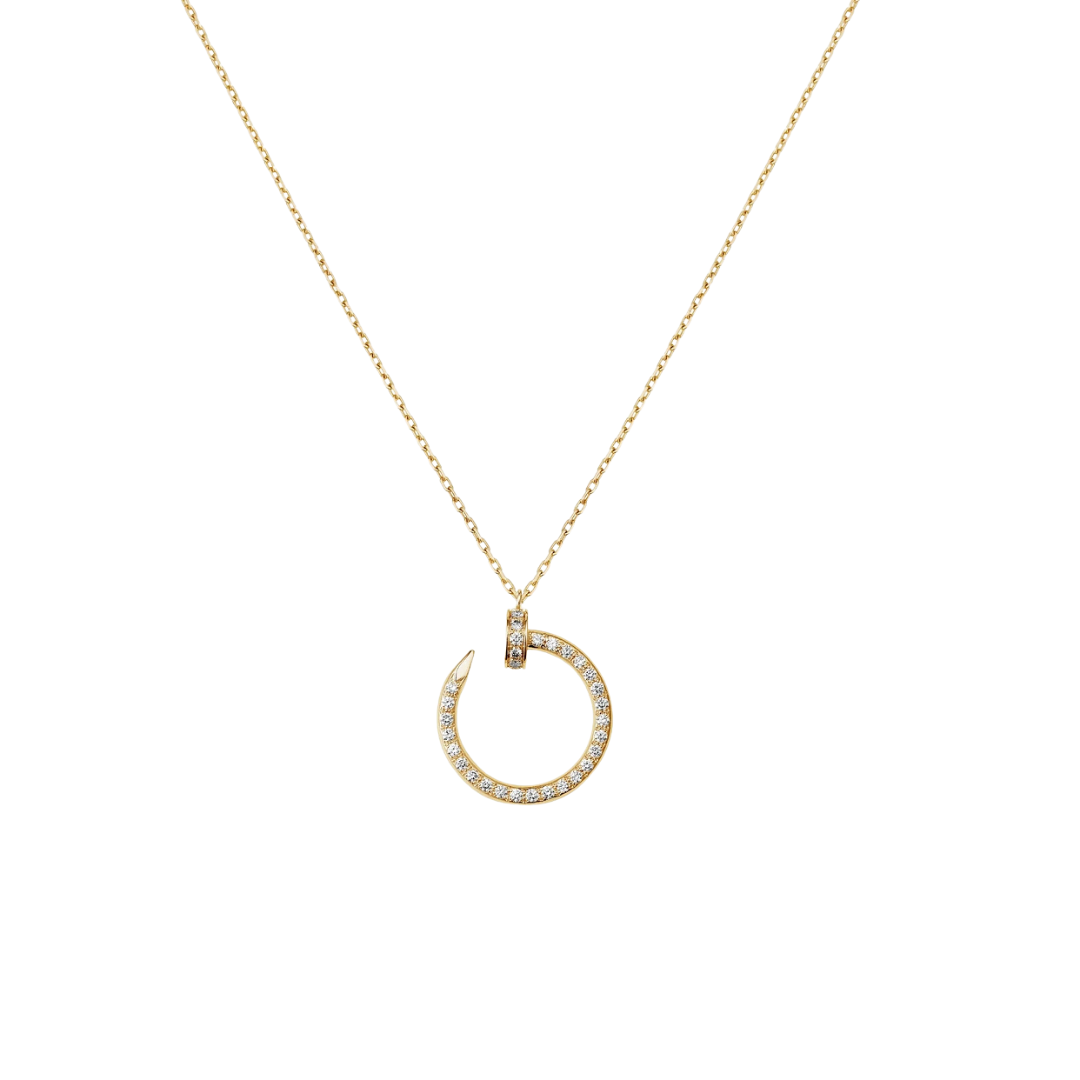 Cartier Juste Un Clou Pendant – 18K Yellow Gold with Diamonds