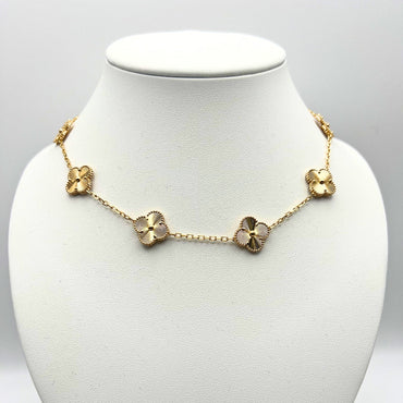 Van Cleef & Arpels Alhambra necklace 10 motifs, 18K Yellow Gold (Pre-Owned)