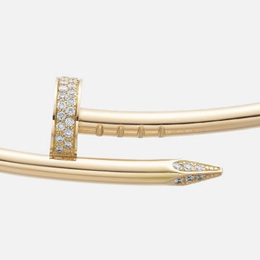 Cartier Juste Un Clou Diamond Tip Bracelet – 18K Yellow Gold (Pre-Owned)