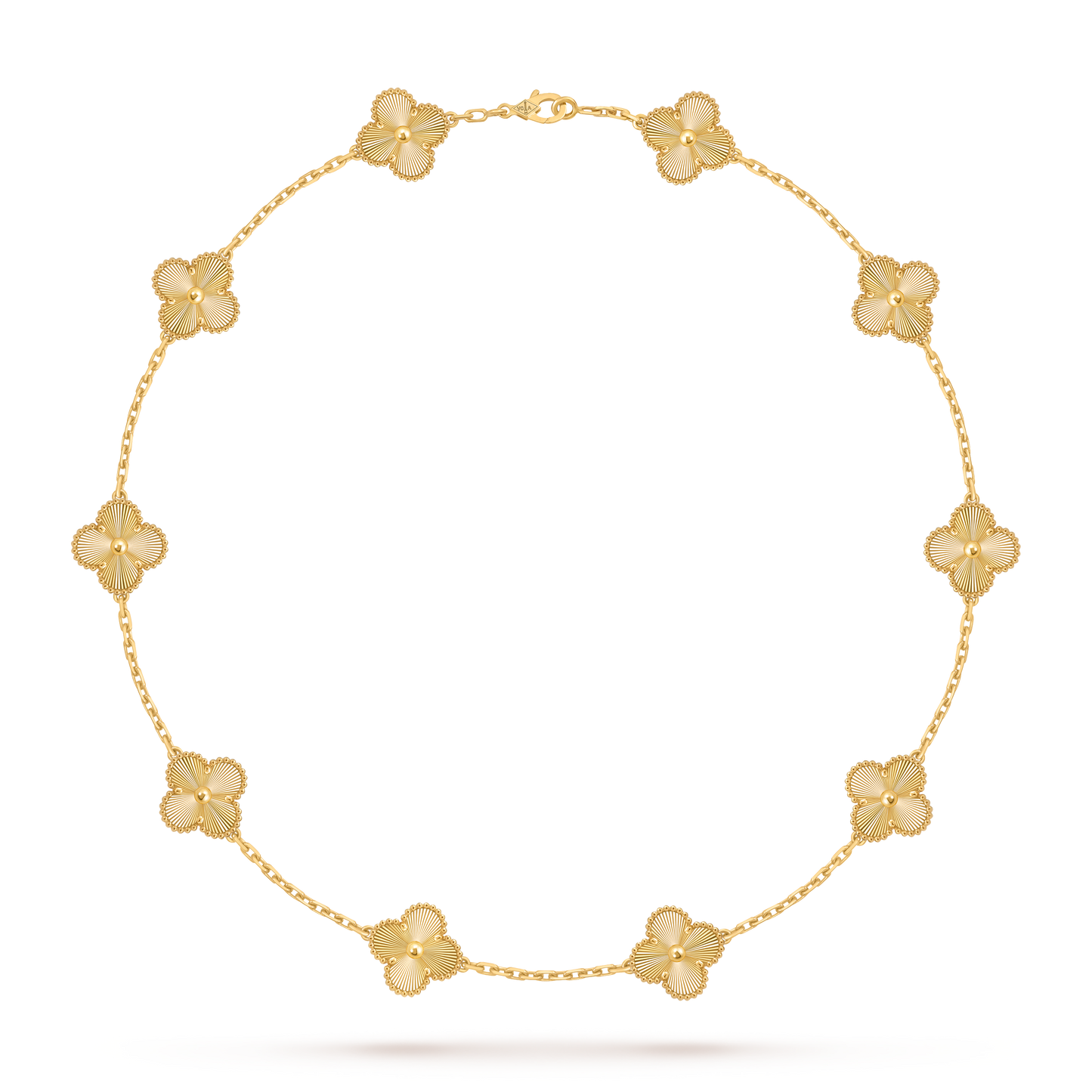 Van Cleef & Arpels Alhambra necklace 10 motifs, 18K Yellow Gold (Pre-Owned)