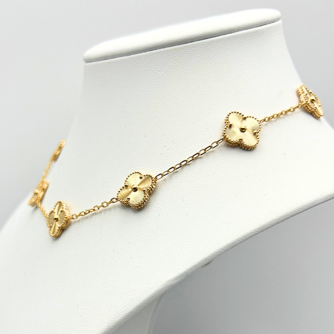 Van Cleef & Arpels Alhambra necklace 10 motifs, 18K Yellow Gold (Pre-Owned)