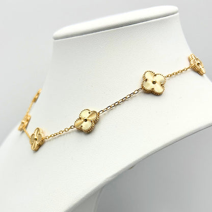 Van Cleef & Arpels Alhambra necklace 10 motifs, 18K Yellow Gold (Pre-Owned)