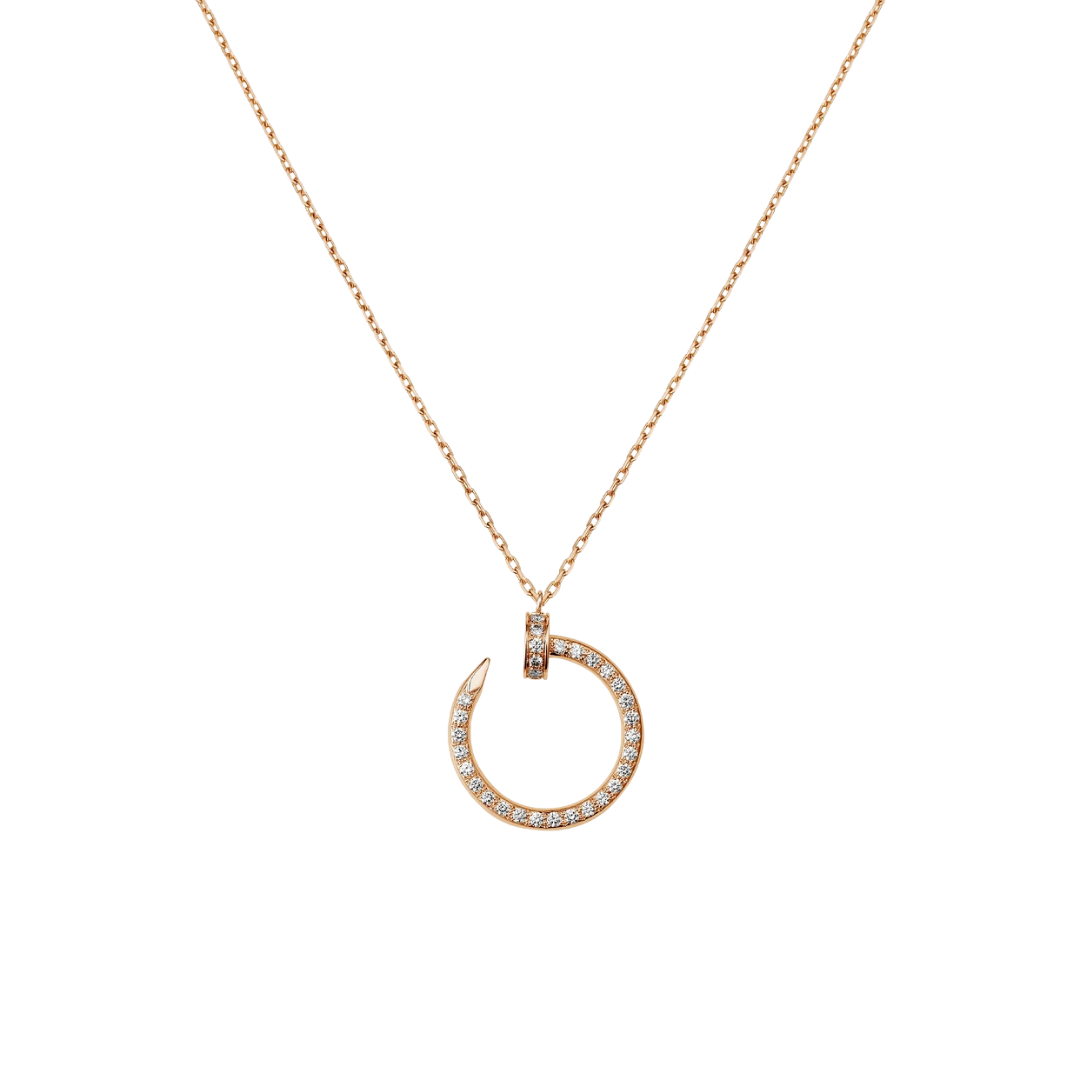 Cartier Juste Un Clou Pendant – 18K Rose Gold with Diamonds | Maison D'amour Luxury Fine Jewellery Collection Online