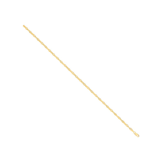 14ct Yellow Gold Hollow Shiny Anchor 3.3mm Chain | Maison D'amour Luxury Fine Jewellery Collection Online
