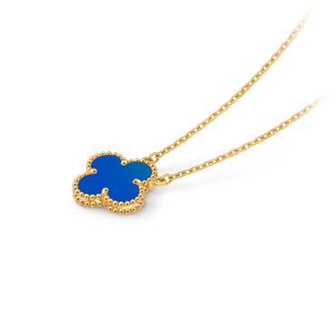 Van Cleef & Arpels Alhambra Pendant – Agate, 18K Yellow Gold (Pre-Owned)