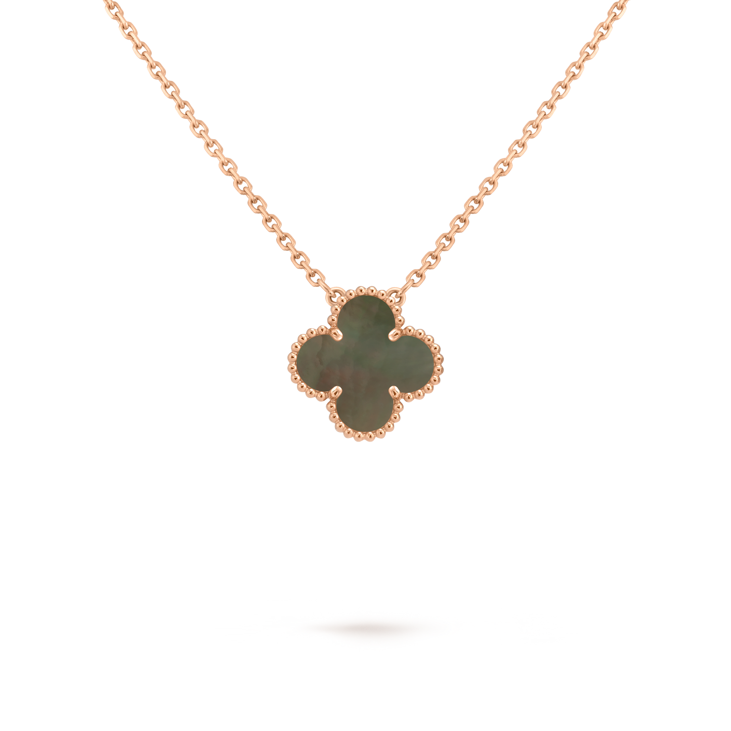 Van Cleef & Arpels Sweet Alhambra Pendant – Mother-of-Pearl, 18K Rose Gold (Pre-Owned)