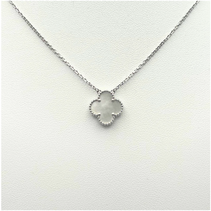 Van Cleef & Arpels Sweet Alhambra Pendant – Mother-of-Pearl, 18K White Gold (Pre-Owned)