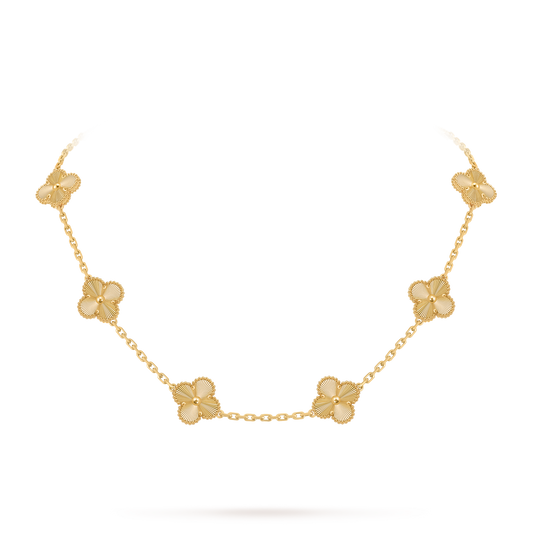 Van Cleef & Arpels Alhambra necklace 10 motifs, 18K Yellow Gold (Pre-Owned)