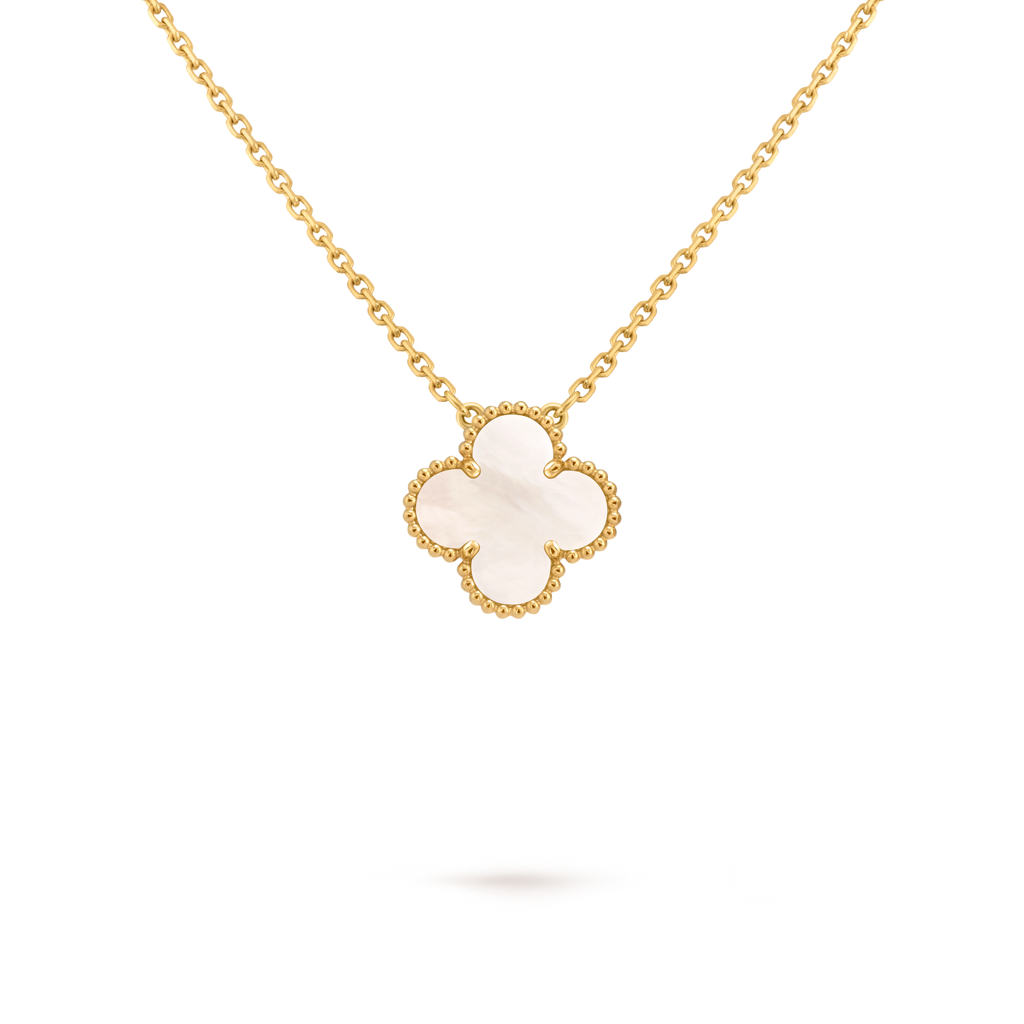 Van Cleef & Arpels Alhambra Pendant – Mother-of-Pearl, 18K Yellow Gold (Pre-Owned)