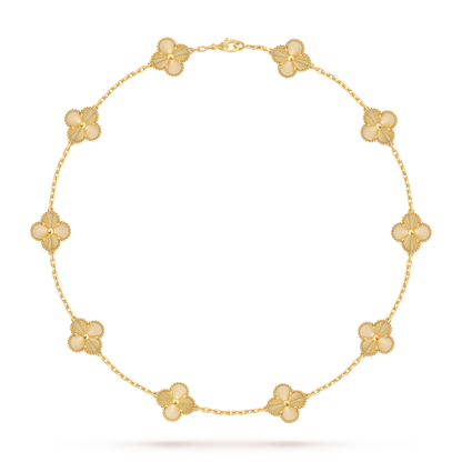 Van Cleef & Arpels Alhambra necklace 10 motifs, 18K Yellow Gold (Pre-Owned)